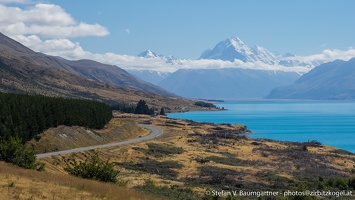 Mount Cook mit Lake Pukaki